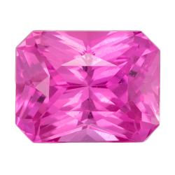 Sapphire Radiant 1.39 carat Pink Photo