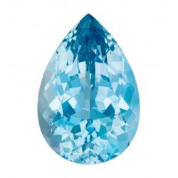 Aquamarine Pear 14.73 carat Blue Photo