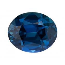 Sapphire Oval 3.04 carat Blue Green Photo