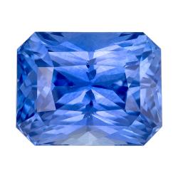 Sapphire Radiant 3.58 carat Blue Photo