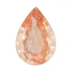 Sapphire Pear 0.93 carat Pink Orange Photo
