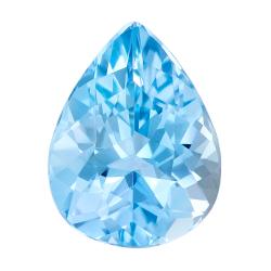 Aquamarine Pear 1.38 carat Blue Photo