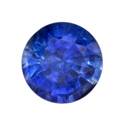 Sapphire Round 0.60 carat Blue Photo