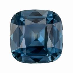 Sapphire Cushion 2.55 carat Blue Green Photo