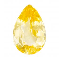 Sapphire Pear 2.28 carat Yellow Photo