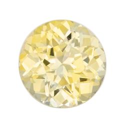 Sapphire Round 1.23 carat Yellow Photo