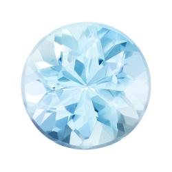 Aquamarine Round 0.40 carat Blue Photo