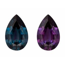 Alexandrite Pear 1.87 carat Purple/Green Photo