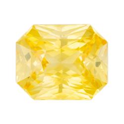 Sapphire Radiant 1.56 carat Yellow Photo