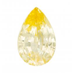 Sapphire Pear 1.62 carat Yellow Photo