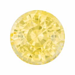 Sapphire Round 2.29 carat Yellow Photo