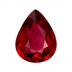 Ruby Pear 1.28 carat Red Photo