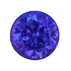 Tanzanite Round 2.19 carat Blue Purple Photo