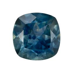 Sapphire Cushion 1.08 carat Blue Green Photo