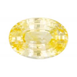 Sapphire Oval 3.54 carat Yellow Photo