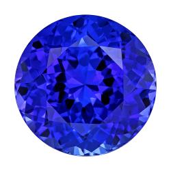 Tanzanite Round 6.53 carat Blue Purple Photo