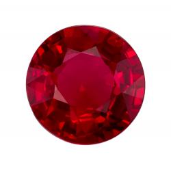 Ruby Round 0.92 carat Red Photo