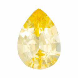 Sapphire Pear 0.97 carat Yellow Photo