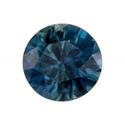 Sapphire Round 0.49 carat Blue Green Photo