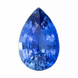 Sapphire Pear 3.52 carat Blue Photo