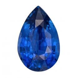 Sapphire Pear 3.09 carat Blue Photo