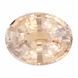 Sapphire Oval 6.35 carat Pink Orange Photo