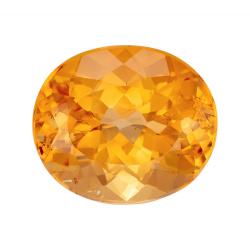 Topaz Oval 2.80 carat Yellow Orange Photo