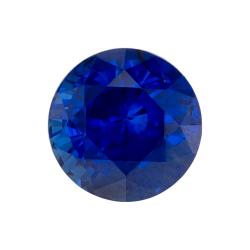 Sapphire Round 0.61 carat Blue Photo