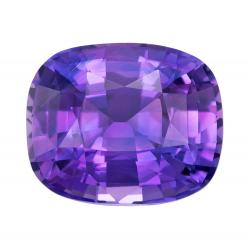 Sapphire Cushion 2.25 carat Purple Photo