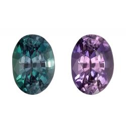 Alexandrite Oval 0.73 carat Purple/Green Photo