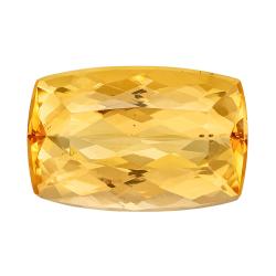 Topaz Cushion 5.60 carat Yellow Orange Photo