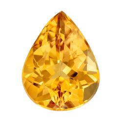 Topaz Pear 1.89 carat Yellow Orange Photo