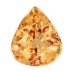 Topaz Pear 1.95 carat Yellow Orange Photo