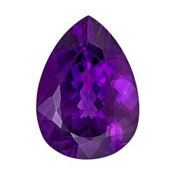 Amethyst Pear 11.41 carat Purple Photo