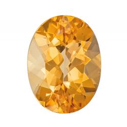 Topaz Oval 1.48 carat Yellow Orange Photo