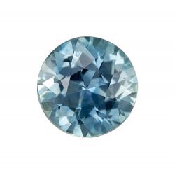 Sapphire Round 0.31 carat Blue Green Photo
