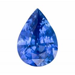 Sapphire Pear 3.07 carat Blue Photo