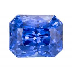 Sapphire Radiant 3.55 carat Blue Photo