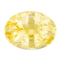 Sapphire Oval 3.09 carat Yellow Photo