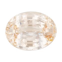 Sapphire Oval 4.06 carat Pink Orange Photo