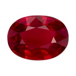 Ruby Oval 2.25 carat Red Photo