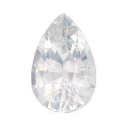 Sapphire Pear 2.08 carat White Photo