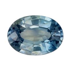 Sapphire Oval 1.05 carat Blue Green Photo