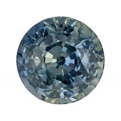 Sapphire Round 1.29 carat Blue Green Photo