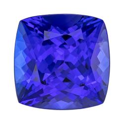 Tanzanite Cushion 7.16 carat Blue Purple Photo