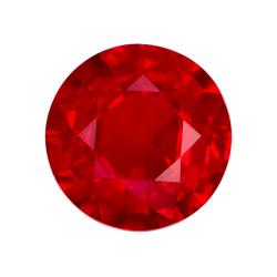 Ruby Round 0.99 carat Red Photo