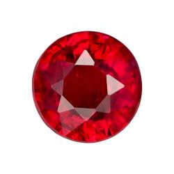 Ruby Round 0.81 carat Red Photo