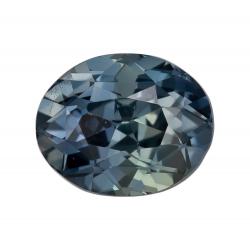 Sapphire Oval 1.01 carat Blue Green Photo