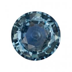Sapphire Round 1.34 carat Blue Green Photo