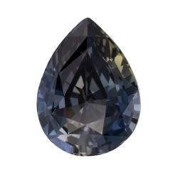 Sapphire Pear 2.25 carat Blue Green Photo